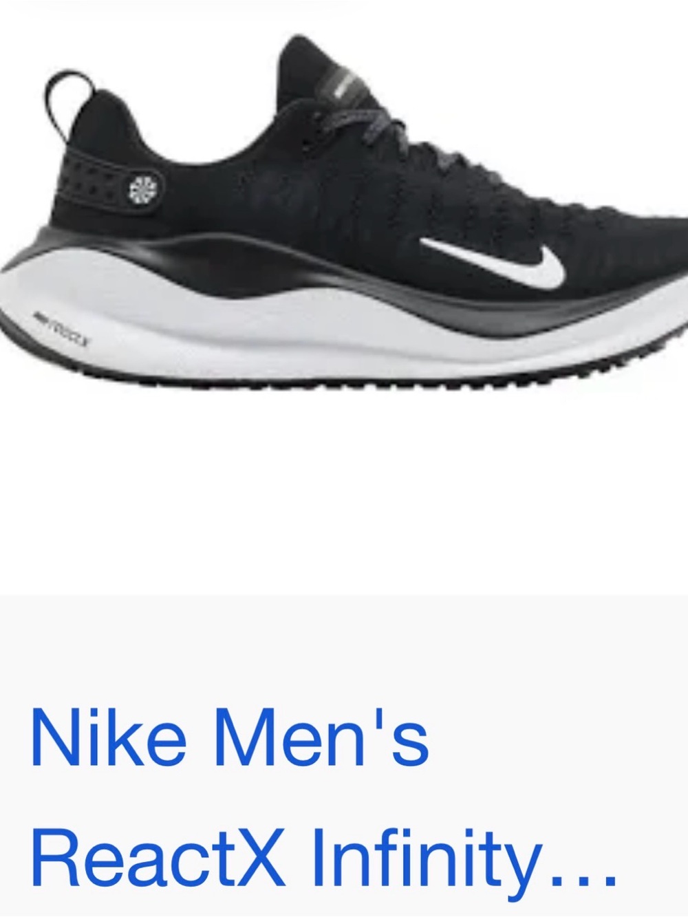 Nike Men's Black Athletic Runners with White Swoosh